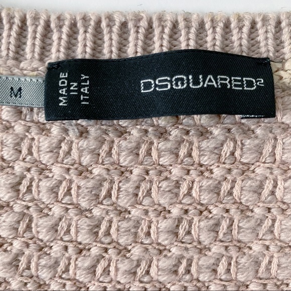 DSquared Metallic Gold Cropped Cardigan | M - Picture 10 of 10